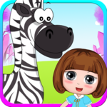 Dora Playtime with baby zebra icon
