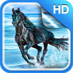 Horses Live Wallpaper HD icon