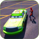 Superhero Ultimate Cars Highway lightning Racing icon