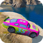 Superheroes Canyon Stunts Racing Cars icon