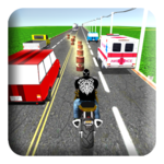 Highway Dash 3D - Speed Street Bike Moto Racing icon