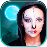 Halloween Party Makeup Stickers for Pictures icon