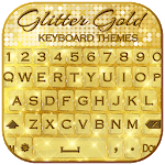 Glitter Gold Keyboard Themes icon
