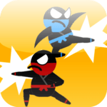 Jumping Ninja Fight : Two Player Game icon