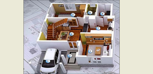 3D house plan designs pc screenshot