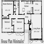 House Plan Minimalist icon