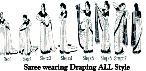 How to wear Saree ALL Different Style Draping App pc screenshot How to wear Saree ALL Different Style Draping App pc screenshot