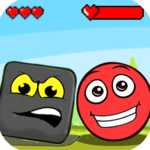 Bossy Ball : in new red adventure 4 worlds icon