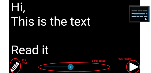 Teleprompter pc screenshot Teleprompter pc screenshot