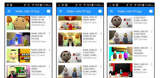 Make Joke Of Video Application pc screenshot