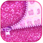 Pink Glitter Custom Keyboards icon
