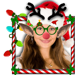 Merry Christmas Face Camera icon