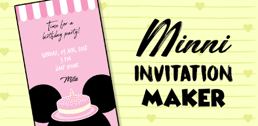 Minni Invitation Maker pc screenshot