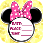 Minni Mouse Invitation Card icon