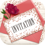 Glitter Invitation Maker icon