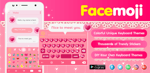 Facemoji Emoji Keyboard - Cute pc screenshot Facemoji Emoji Keyboard - Cute pc screenshot