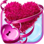 Pink Love Heart Lock Screen Pattern icon