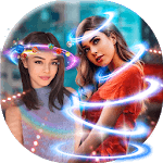 Light Crown Photo Editor 💫 Neon Effect Camera for pc icon
