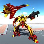 Real Air Robot Fighter jet Transformation Battle icon