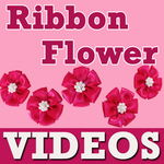 Ribbon Flower Craft Making icon