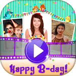 Photo Slideshow with Music - Create Birthday Cards icon