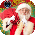 Santa In Photo – Santa Photo Stickers icon
