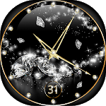 Diamond Live Clock Wallpaper App icon