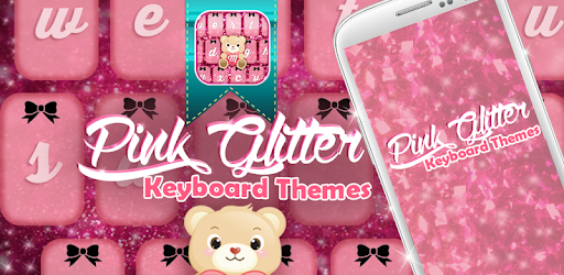 Pink Glitter Keyboard Themes pc screenshot