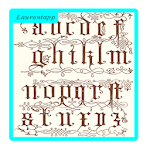 Tattoo Lettering Model icon