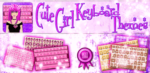Cute Girl Keyboard Themes pc screenshot
