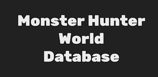 Monster Hunter World Database pc screenshot