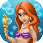 Mermaid: underwater adventure icon