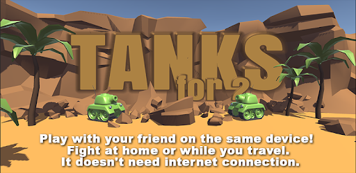 Tanks 3D for 2 players on 1 device - split screen pc screenshot Tanks 3D for 2 players on 1 device - split screen pc screenshot