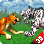 Big Cat Fighting Simulator 2018: Angry Wild Beasts icon