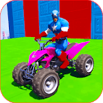 Impossible Ramp Stunts: Superhero Quad Bike icon