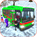 Passenger Bus Snow Mountains Drive for pc icon