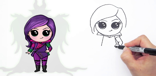 How To Draw Disney Descendants pc screenshot