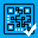 Employee Attendance with QR icon