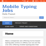 Mobile Typing Jobs icon