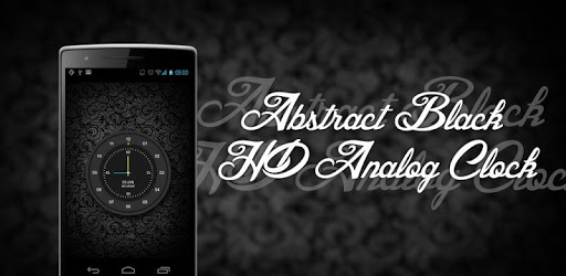 Abstract Black HD Analog Clock for PC - How to Install on Windows PC, Mac