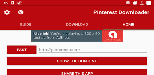 Downloader for Pinterest pc screenshot