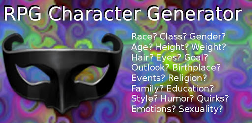 RPG Character Generator pc screenshot