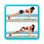 Plank workout for weight loss icon
