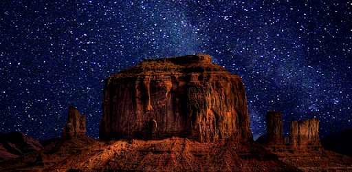Beautiful Desert Night Live Wallpaper pc screenshot