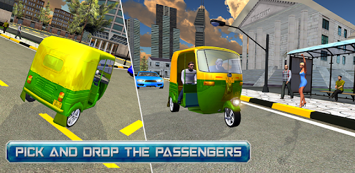 Auto Rickshaw Driving - City passenger transporter pc screenshot