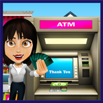 Bank ATM Cash Shopping Simulator: Super Mall Game icon
