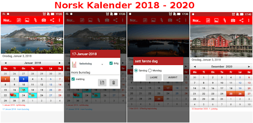 Norwegia Calendar 2017 pc screenshot Norwegia Calendar 2017 pc screenshot