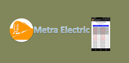 Schedule for Metra Electric pc screenshot Schedule for Metra Electric pc screenshot