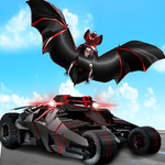 Super Hero Robot Transforming Games Real Robot Bat icon