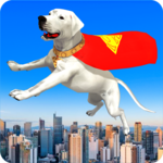 Flying Superhero Dog Hero City Rescue: Dog Games for pc icon